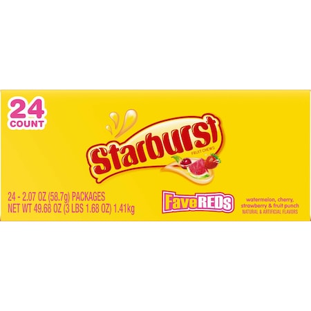 Starburst Starburst Favereds 2.07 oz. Bar, PK288 224799